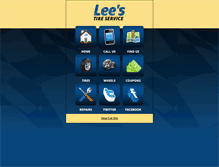 Tablet Screenshot of leestireservice.com